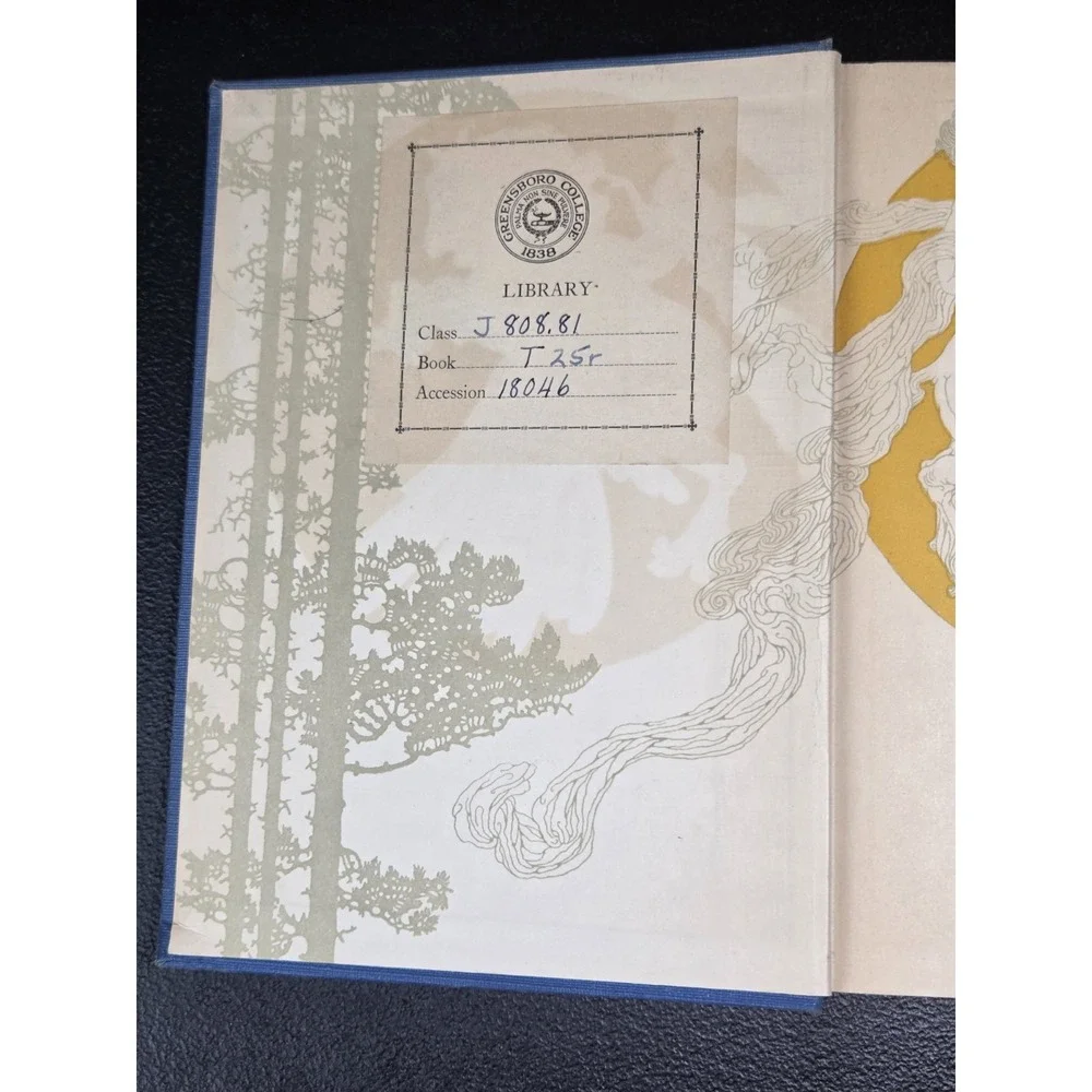 Vintage 1936 Rainbow Gold Poems Old & New for Boys & Girls by Sara Teasdale‎